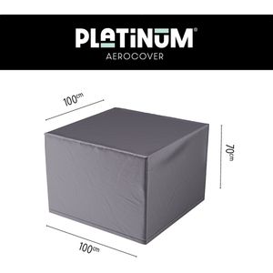 Platinum AeroCover - Loungestoelhoes - 100x100xH70cm - Ademend - Waterproof - Hoge kleurechtheid