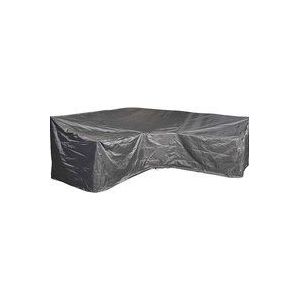 AEROCOVER AeroCover Ademende beschermhoes voor L-vormige loungesets 255x255x90xH65/90 cm - grijs Polyester 796877