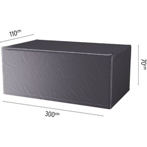 Platinum - Aerocover - Tuintafelhoes - Ademende Hoes - 260 tot 300cm - Polyester