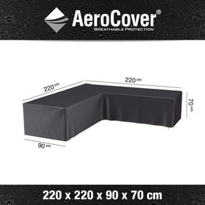 Aerocover Loungesethoes L-vorm 220x220x90x70cm