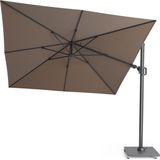 Platinum Casual Living Challenger T² Zweefparasol 3x3 - Havanna