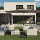 Platinum - Riva - Parasol - Antraciet - 300x200cm
