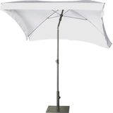 Platinum | Parasol Aruba 200 x 130 cm | Wit