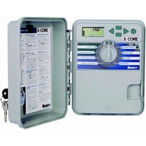 Hunter - beregeningscomputer - X-Core 801i (buitenmodel IP54) - 8 stations - 3 programma's met elk 3 start tijden