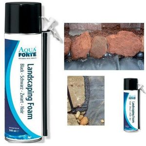 AquaForte PUR schuim Zwart Landscape| 500ml - touch n foam replica - landscape foam