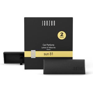 JANZEN - Car Perfume - Autoparfum - Sun 81 - Zomers en Zwoel - 2 stuks