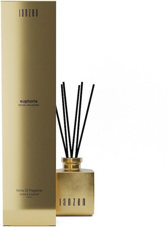 JANZEN Home Fragrance Sticks - Euphoria - Geurstokjes - Warm en Oosters - 200 ml