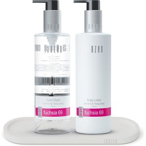 JANZEN Hand Care Set Fuchsia 69 + Luxury Tray White