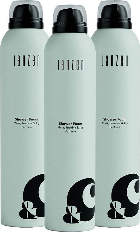 JANZEN Shower Foam &C Musk Jasmine & Joy 3-pack