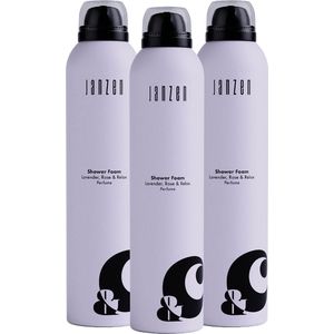 JANZEN Shower Foam &C Lavender Rose & Relax 3-pack