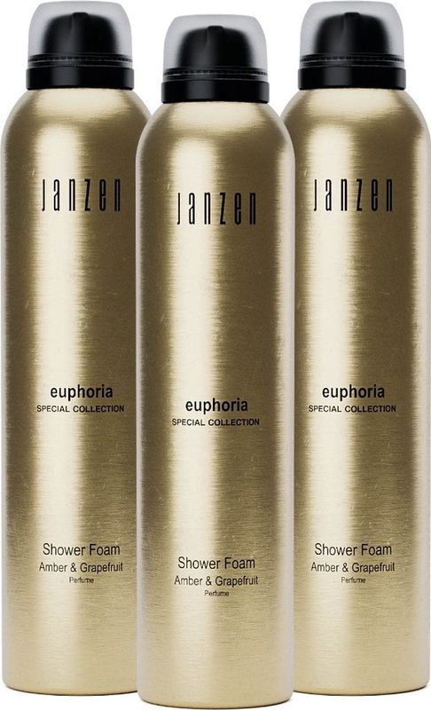JANZEN Shower Foam Euphoria 3-pack