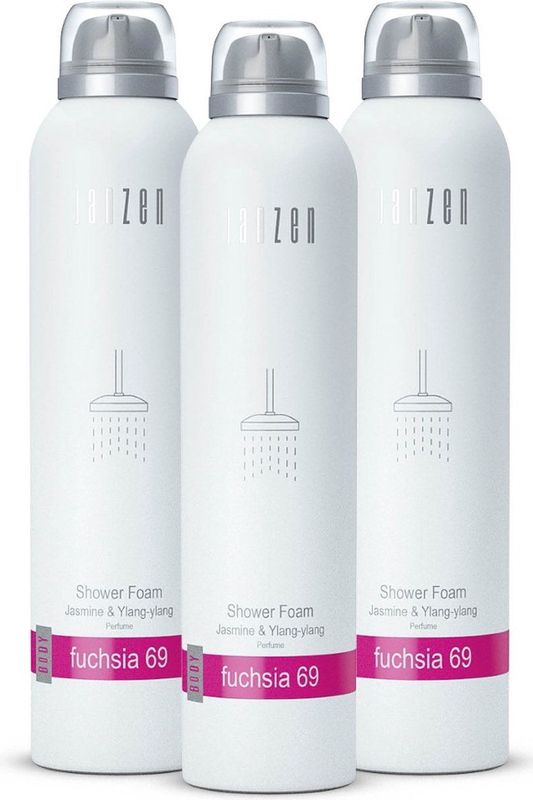 JANZEN Shower Foam Fuchsia 69 3-pack