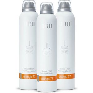 JANZEN Shower Foam Orange 77 3-pack