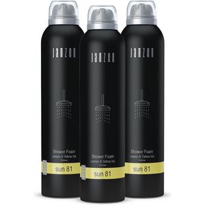 JANZEN Shower Foam Sun 81 3-pack