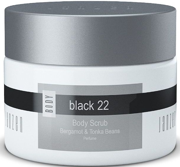 JANZEN Body Scrub - Black 22 - Fris en Kruidig - Verzorgend - Zeezout - 420 gram