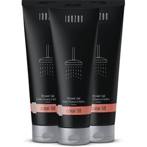 JANZEN Shower Gel Coral 58 3-pack
