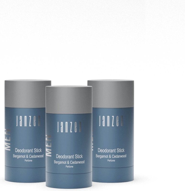 JANZEN - Deodorant Stick - 3-pack - 3 x 75 ml