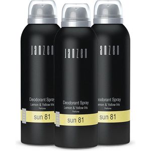 JANZEN Deodorant Spray Sun 81 3-pack