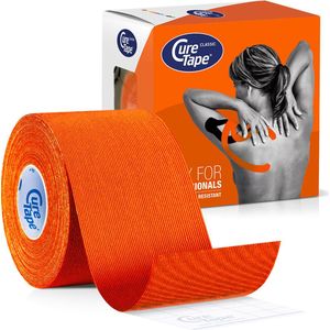 CureTape® Classic - Kinesiotape - Oranje - 5 cm x 5 m - 1 rol