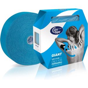 CureTape® Giant Classic - Blauw - Kinesiotape - Extra kleefkracht - 5cm x 31,5m
