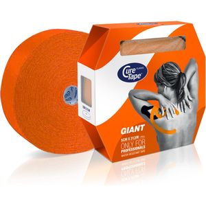 CureTape® Giant Classic - Oranje - Kinesiotape - Extra kleefkracht - 5cm x 31,5m