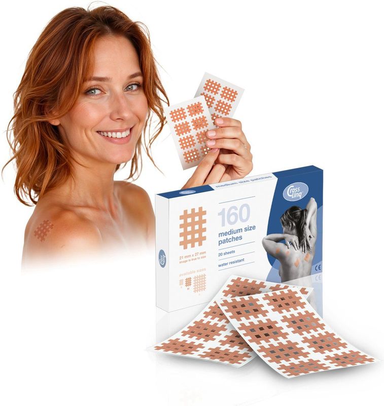 Curetape - Crosslinq - Bandages - Synthetisch - 160 Stuks