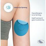CureTape - Patches - Sensor Pleisters - Blauw - Huidvriendelijk - 25 Stuk