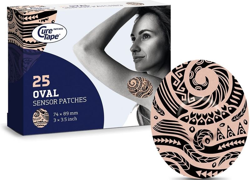CureTape - Patches ART - Sensor Pleisters - Multicolor - Huidvriendelijk - Latexvrij