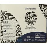 CureTape - Patches ART - Sensor Pleisters - Zebra - Huidvriendelijk, Latexvrij, Waterresistent - 25 Stuk