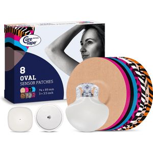 CureTape - Patches MIX - Sensor Pleisters - Mix - Huidvriendelijk - 8 Stuks