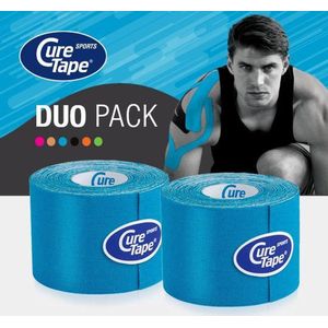 CureTape Sports - Kinesiotape - 2 Rollen - Latexvrij - Viscose