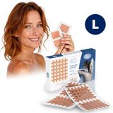 CrossLinq® Large - CrossTape - 20 sheets (40 CrossLinqs) - acupunctuurpleisters - rasterpleisters
