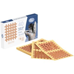 CrossLinq® Large - CrossTape - 20 sheets (40 CrossLinqs) - acupunctuurpleisters - rasterpleisters