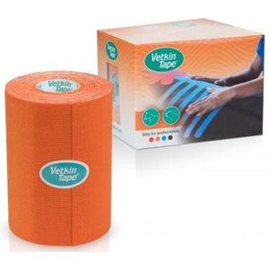 VetkinTape - Kinesiologie Tape - Oranje - 10cm x 5m - Voor Dieren