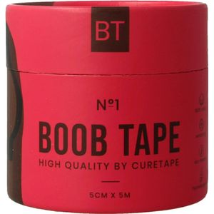 BoobTape No.1 - Boob Tape - Beige - Ademend Katoen - 1 Rol 5cm x 5m