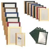 Securit - Menumap Wood - Zwart - A4 - Hout en Polypropyleen