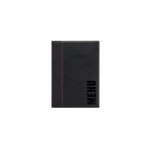Menukaart securit trendy a4 1 x 2 tassen zwart