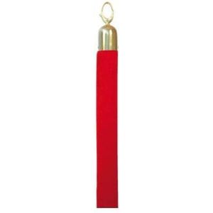 Securit® Klassiek Gouden Fluwelen Koord In Rood 158 cm|1 kg - rood Textiel RS-CLRP-GORD