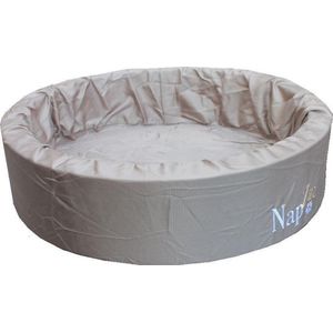 Napzzz Mand Ovaal Taupe 66x56x18 cm