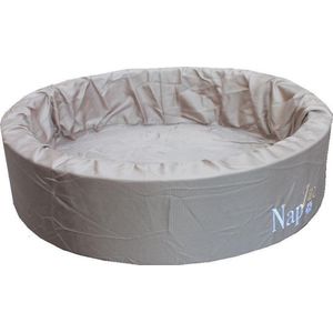 Napzzz Mand Ovaal Taupe 85x73x22cm