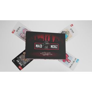 Mad Party Games - MadMobz maffia-spel – kaartspel 88 x speelkaarten 40 x kaarten
