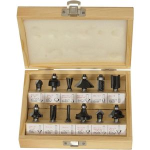 RvS Tools Frezenset Aanvulling HM Ø8mm - 12-delig - 634-8