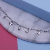 Lucardi Meisjes Armbandje met hanger met plating - Dier - Cadeau - Echt Zilver - Zilverkleurig