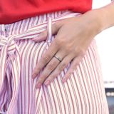 Lucardi - Capri - Vriendschapsring - Zilver- en Goudkleurig - Staal