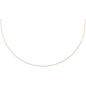 Zilveren basis goldplated ketting