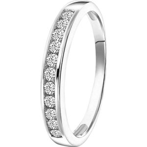 Zilveren ring met zirkonia