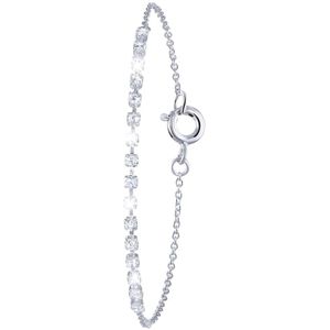 Lucardi - Armband 925 Silber Armbänder & Armreife 1 ct Damen (23.99 € / 1 ct)