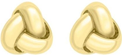 Lucardi - Oorknoppen Knoop - Oorbellen - Geelgoud - 9 Karaat