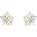 Lucardi - Ster Oorknop - Zirkonia - 9 Karaat - Geelgoud