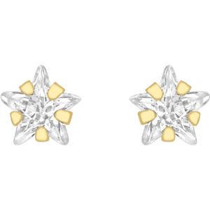 Lucardi - Ster Oorknop - Zirkonia - 9 Karaat - Geelgoud